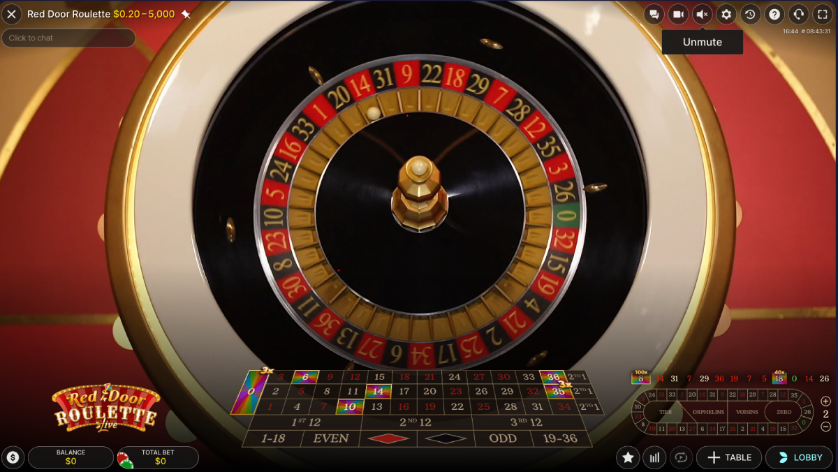 Roobet live roulette image 2