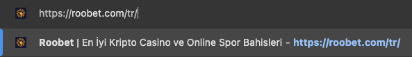 RoobetCasino TR search