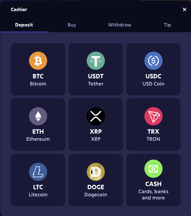EN Roobet Casino Deposit Crypto image 9